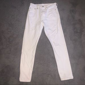 Levi’s 501s White Jeans